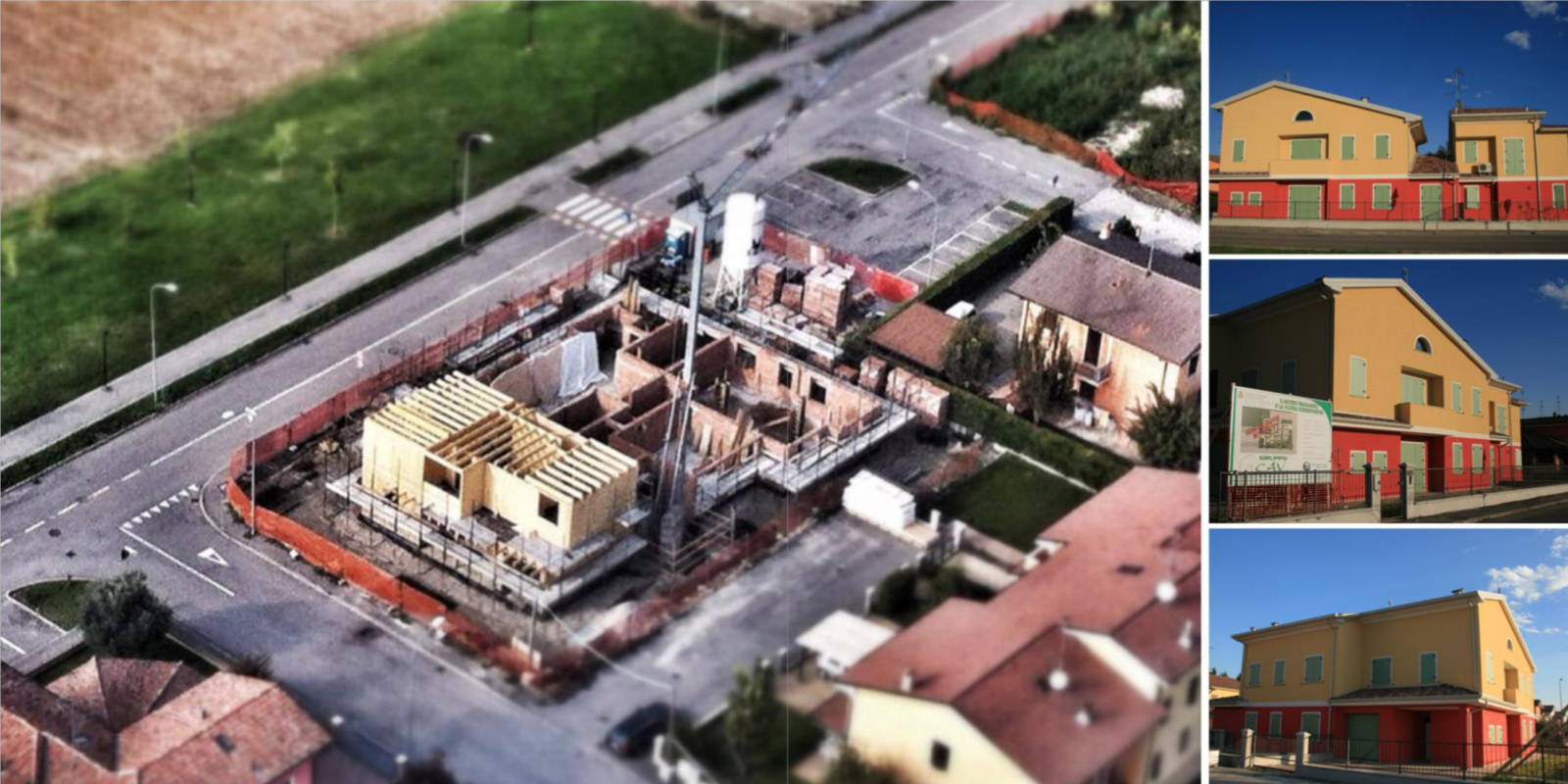 Realizzazione di 5 alloggi lottizzazione bastia. Tecnologia xlam, muratura armata